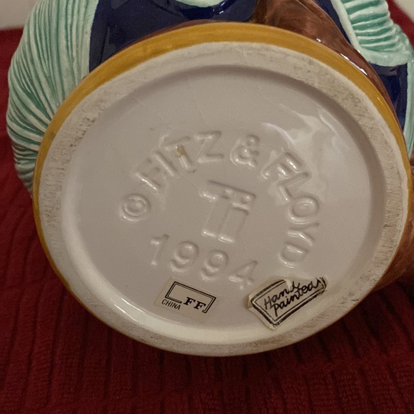 Vintage Fitz & Floyd 1994 Pitcher - Picture 9 of 9